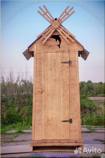 Уличный туалет с установкой ART127