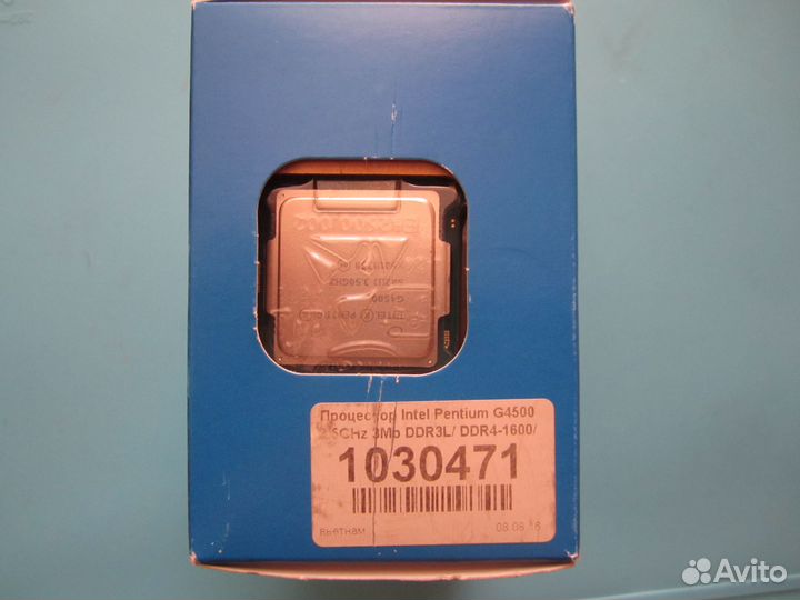 Процессор Intel Pentium G4500(Box)