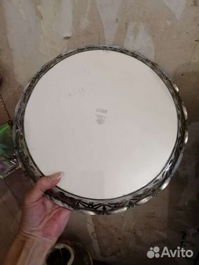 Блюдо поднос антиквариат