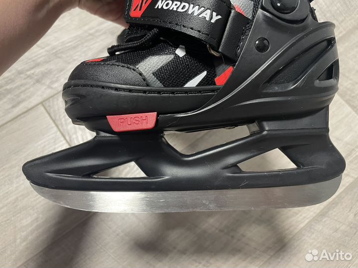 Коньки nordway детские раздвижные 26 31