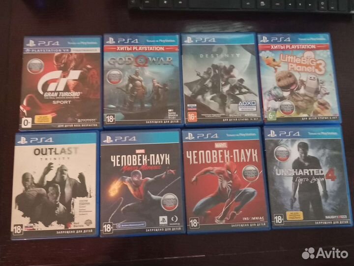 Диски на Sony PS4