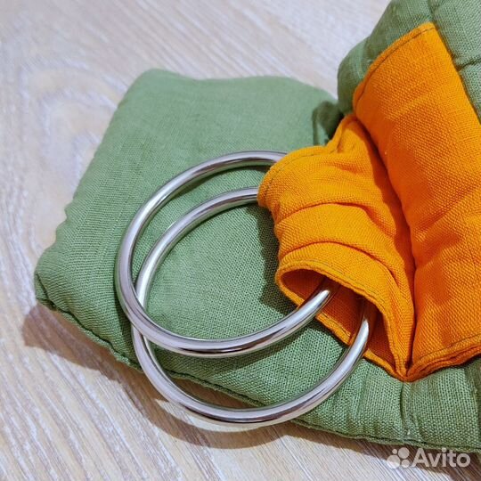 Слинг на кольцах, переноска для малыша