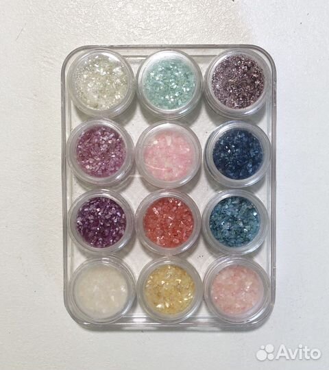 Декор для ногтей. Дизайн. Ракушки, бульонки