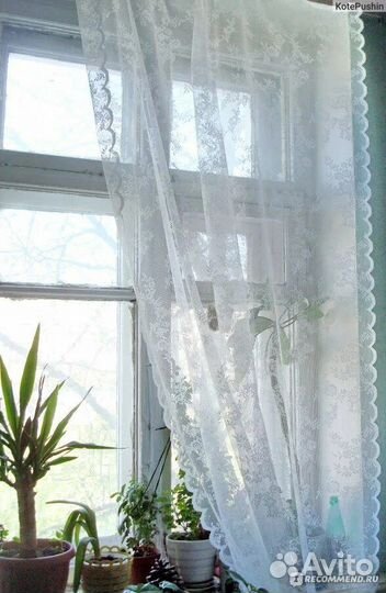 Тюль штора Икеа Альвине спетс IKEA Alvine spets