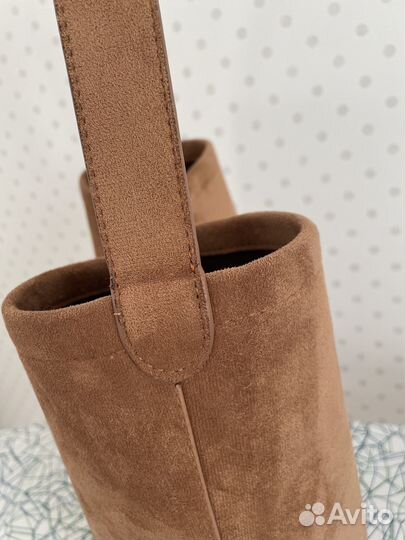 Сумка shoper под замшу