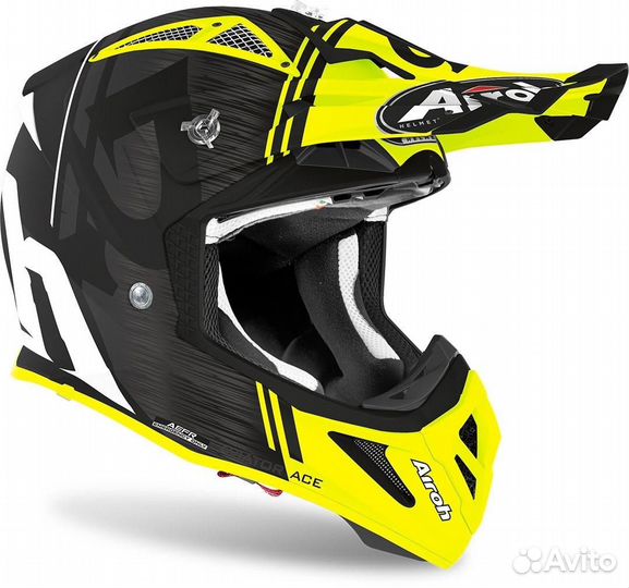 Airoh мотошлем кросс aviator ACE kybon M