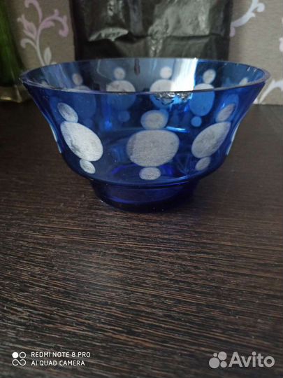 Хрусталь цветной, чешский