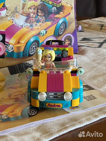 Lego Friends 41390-Машина со сценой Андреа