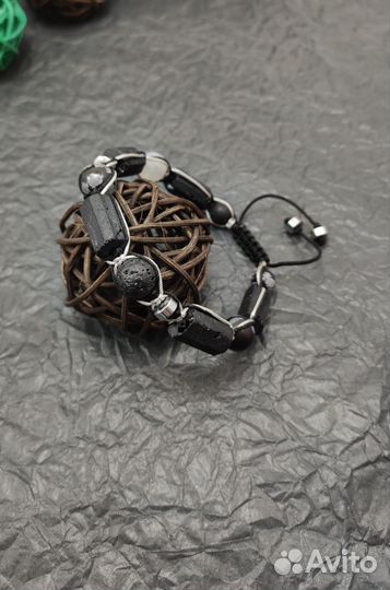 Браслет с Шерлом и Агатом