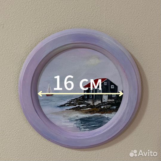 Картина акрилом на холсте