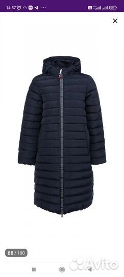 Пальто для девочки 140