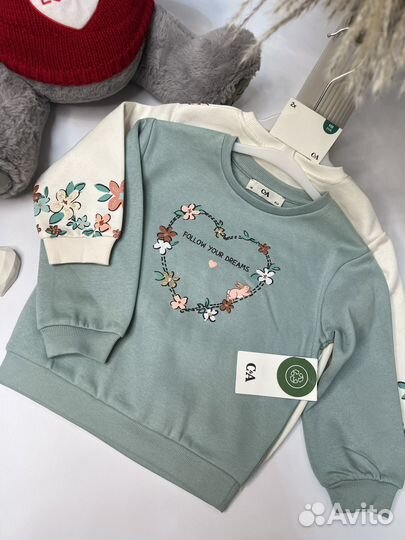 Комплект теплых свитшотов CA 110 на весну