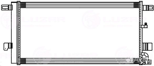 Радиатор кондиционера Audi A4 15, A5 16, A6 C8