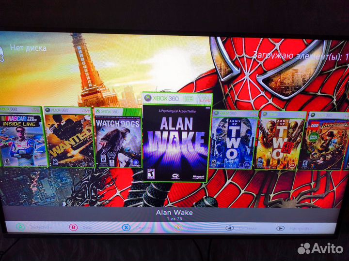 Xbox 360 500Gb 76игр Freeboot