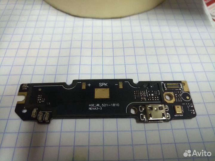 Плата с микрафоном и зарядным штекером для Xiaomi