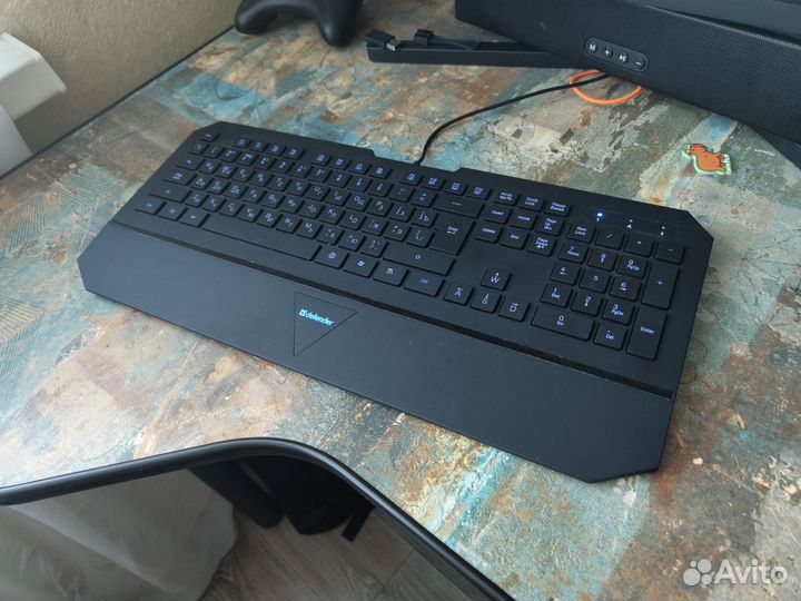 Клавиатура проводная defender с подсветкой