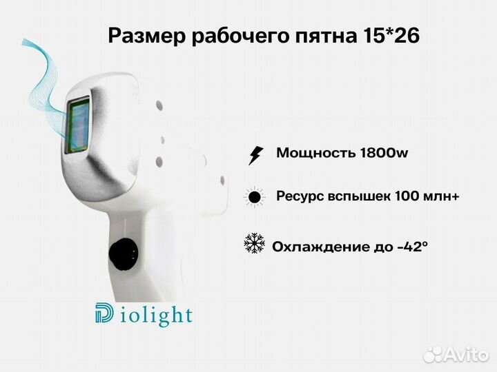 Диодный лазер DioLight UltraOne 1800w, рассрочка