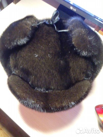 Шапка ушанка норка