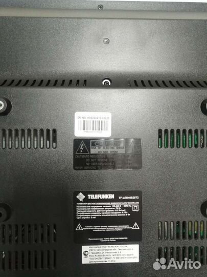Телевизор Telefunken tf-led40s28t2