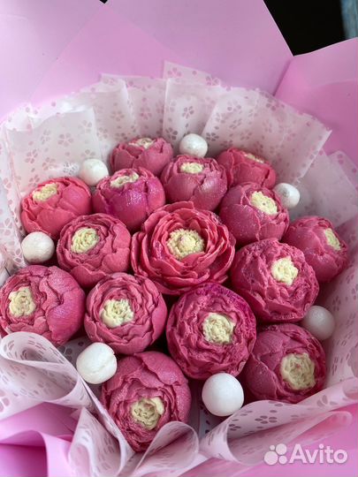 Шоколадные пионы,розы