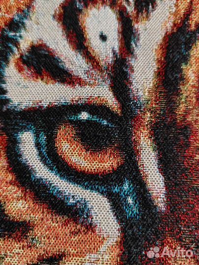 Тигр, картина из гобелена, р. 84-64