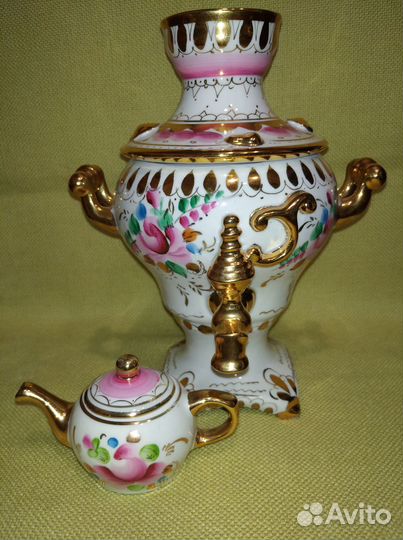 Самовар старая Гжель