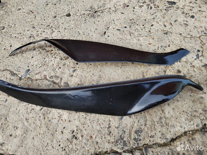 Реснички на фары nissan almera