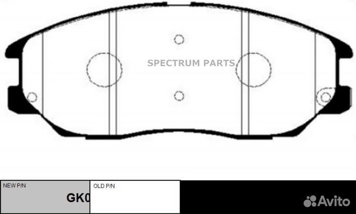 Колодки CTR GK0470 (ckkh-16) CTR GK0470