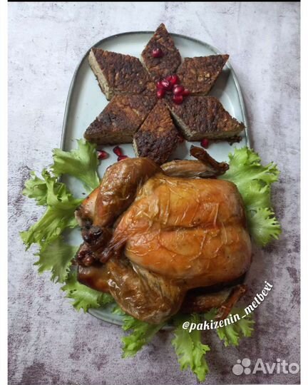 Курица жареный