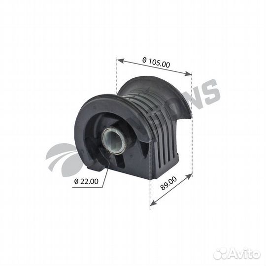 Сайлентблок MAN 8.153 кабины (22х49мм) mansons