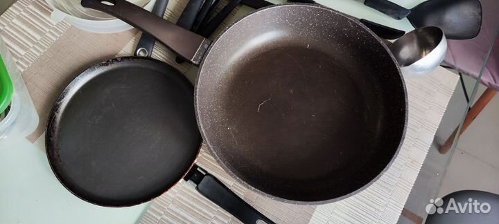 Большой набор посуды приборы бу