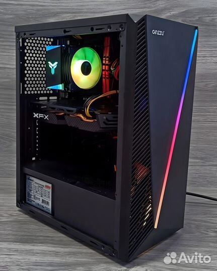 Игровой системный блок i3 12100f/rx590/16g