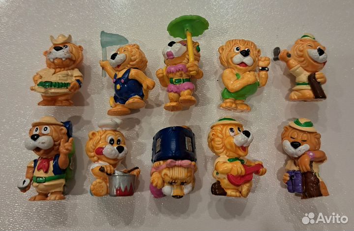 Киндер сюрприз из 90-х. Львы/львята