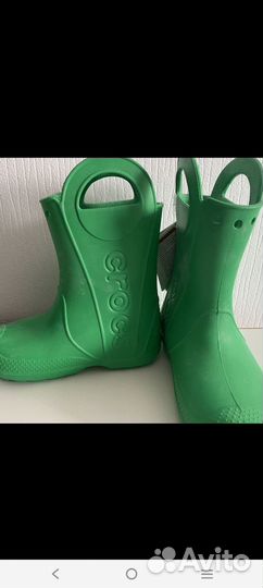 Новые Crocs резиновые сапоги 30р