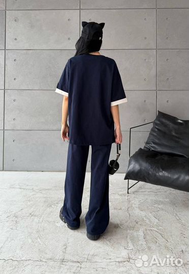 Стильный костюм с футболкой MIU MIU Корея