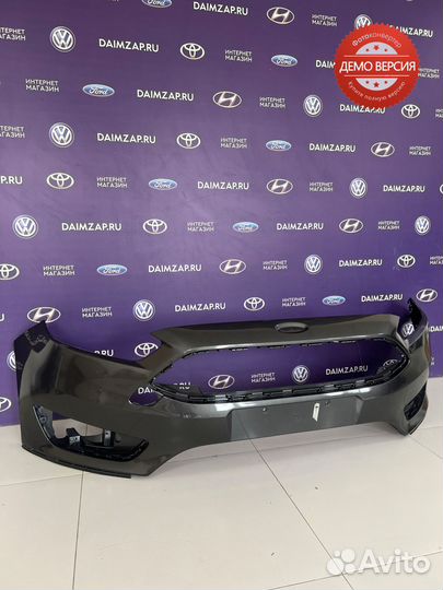 Бампер Передний Ford Focus 3 (2015) / темно-серый