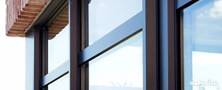 Алюминиевые окна двери с гарантией