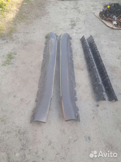 Пороги BMW X5 E70 алюминевые