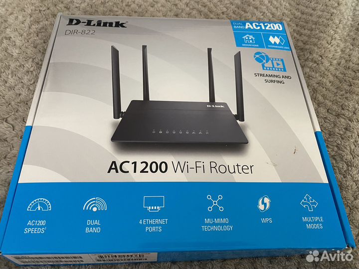 Роутер d-link dir 822