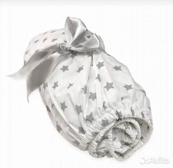 Простыня детская на овальную кровать