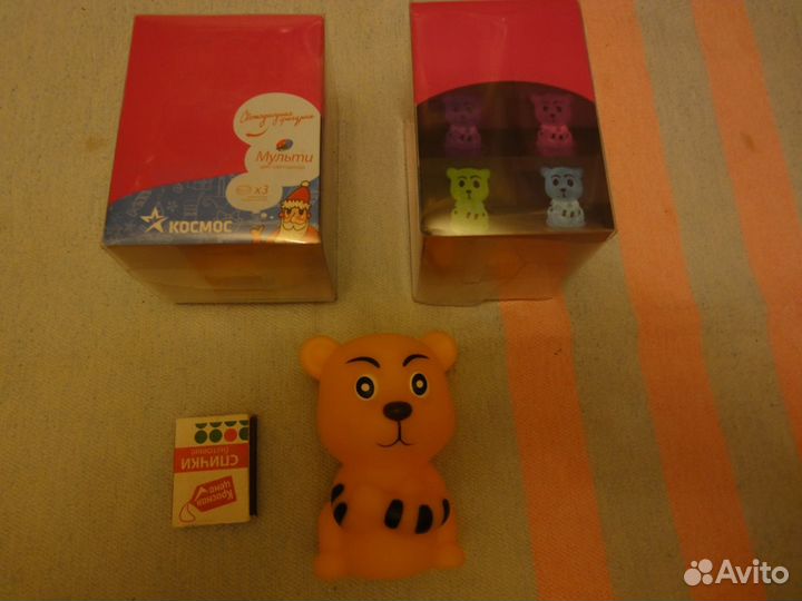 Ночник светодиодный Тигр,мультиколор,2 штуки,новые