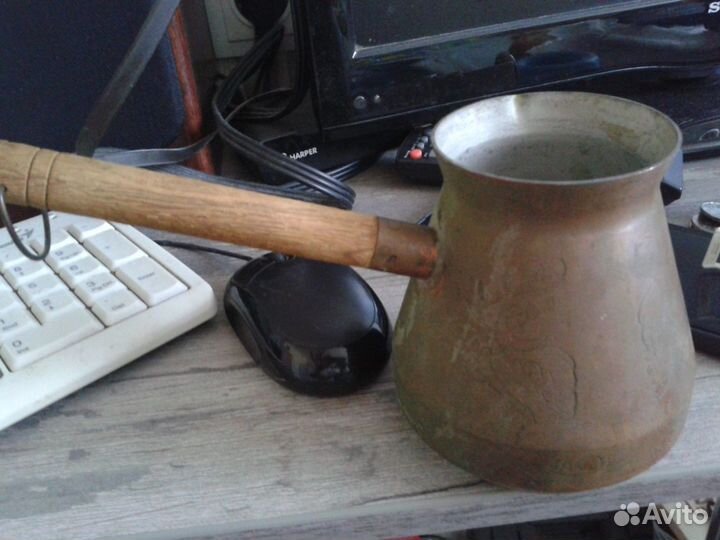 Турка для кофе медная