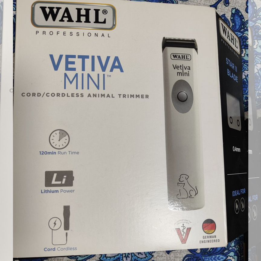 Триммер новый для стрижки животных wahl Vetiva Min