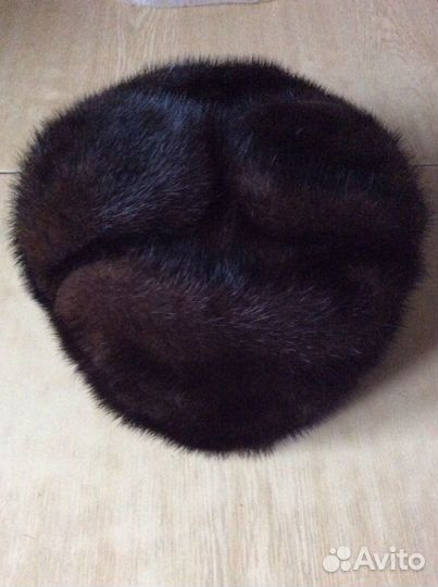 Норковая шапка мужская