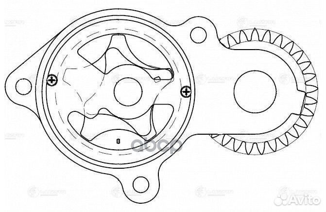 Насос масляный маз, Урал с двигателем ямз-536