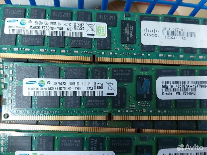 Оперативная память ddr3 8 Gb, 16 Gb серверная reg