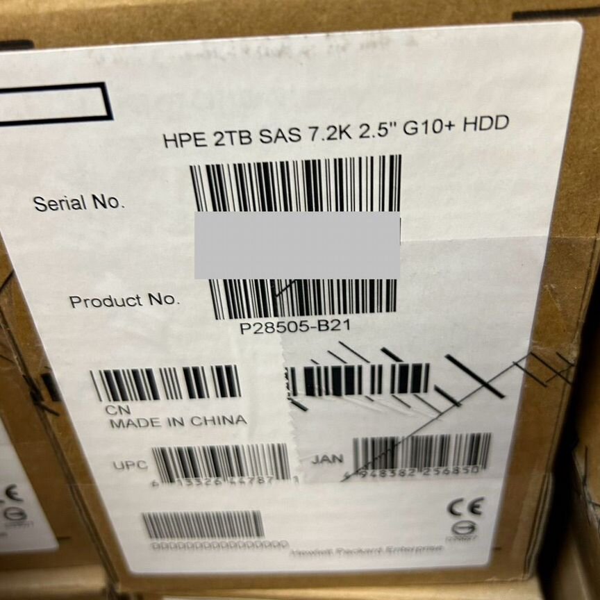 [P28505-B21] Жесткий Диск Hp 2tb 2.5" P28505-B21 P30575-001 G10+