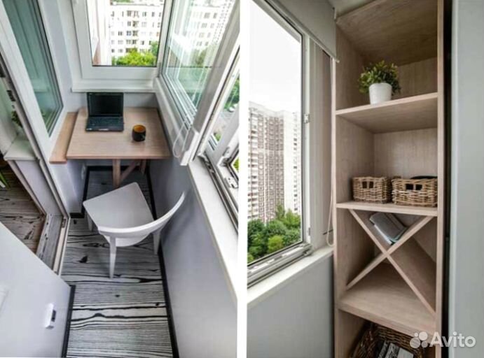 Остекление балконов. Отделка лоджий