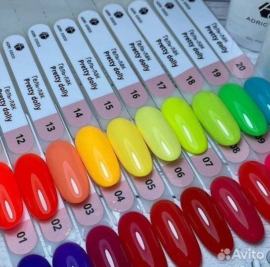 Яркие гель-лаки от AdriCoco