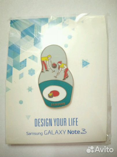 Значок матрешка samsung олимпиада 2014